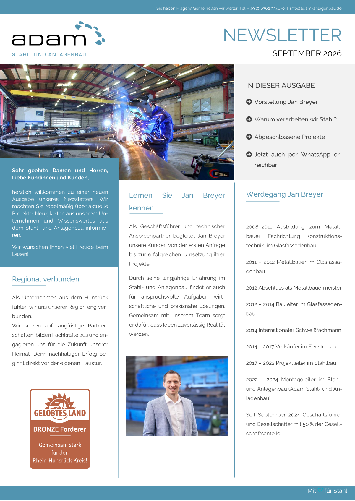 ADAM Newsletter Juli 2020